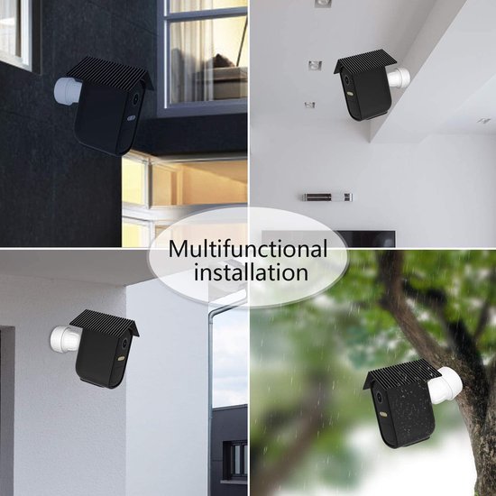 2 Stuks - Weerbestendige siliconen behuizing Geschikt Voor eufyCam 2C / 2C Pro - silicone behuizing voor bewakingscamera - waterdichte - uv-bescherming - zacht - duurzaam - Home Security Camera systeem van Merkloos — afbeelding 3