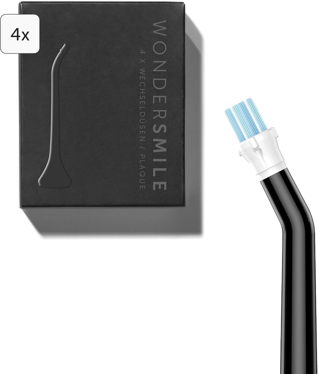 SnelShoppen - Plaque Nozzle Vervangingsnozzles voor Mondspoeler, Waterflow met SmoothFlow Technologie voor Optimale Tand- en Tandvleesverzorging (Zwar