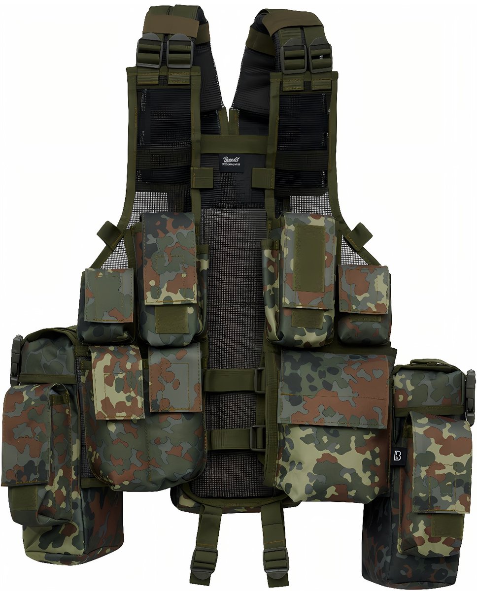 Brandit Basic flecktarn Tactical vest One Groen