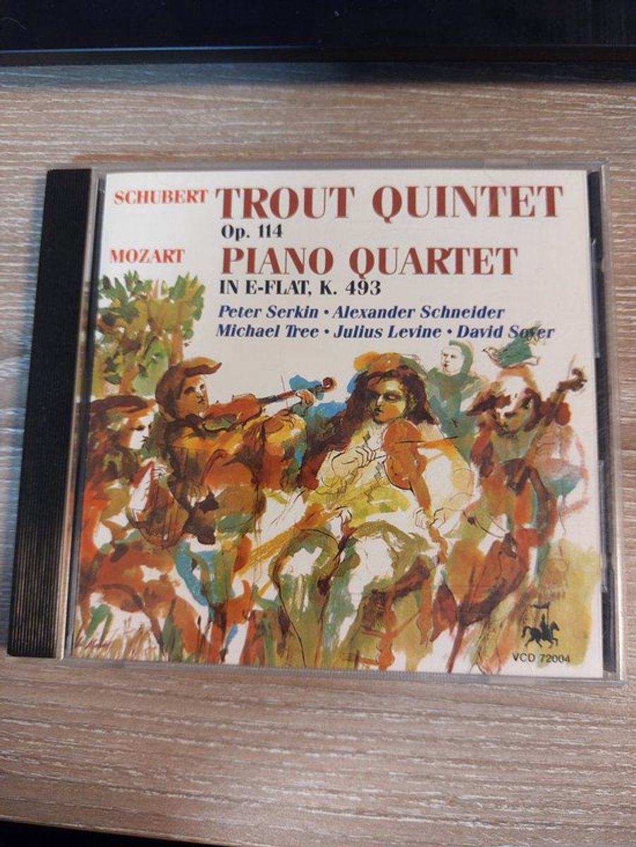 Trout Quintet / Piano Quartet, K. 493