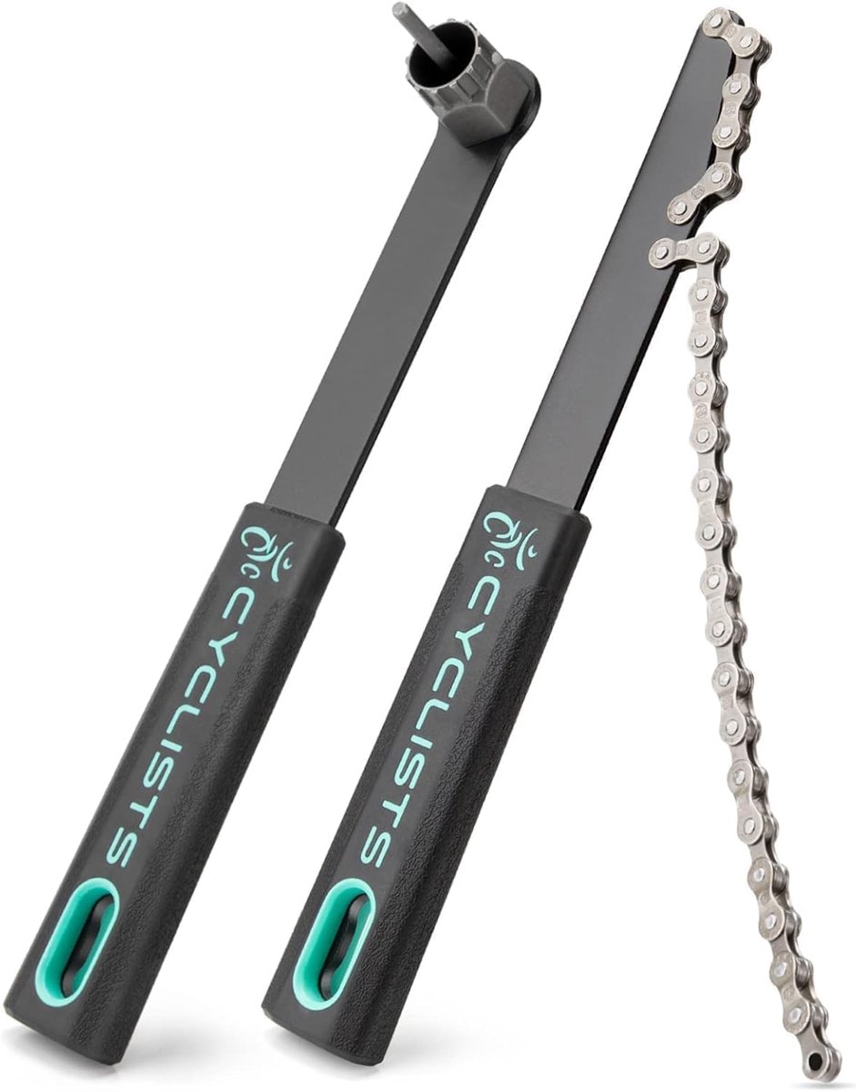 SnelShoppen - Fiets Cassette Gereedschapset met Kettingworp en Ontgrendelset voor Shimano en SRAM Cassettes, Ideaal voor Onderhoud en Vervanging van F