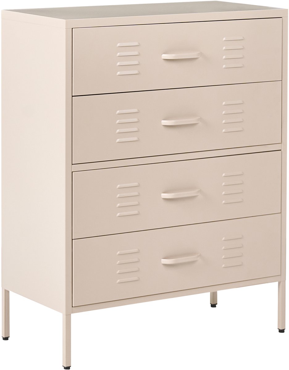 ENAGO - Commode - Beige - Staal