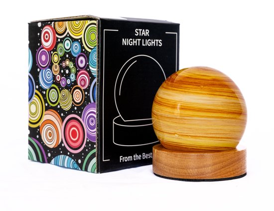 Nachtlamp - Lamp - Sunset - Zonsondergang - geel - Oranje - 8 cm - 3D geprint van Philips — afbeelding 5