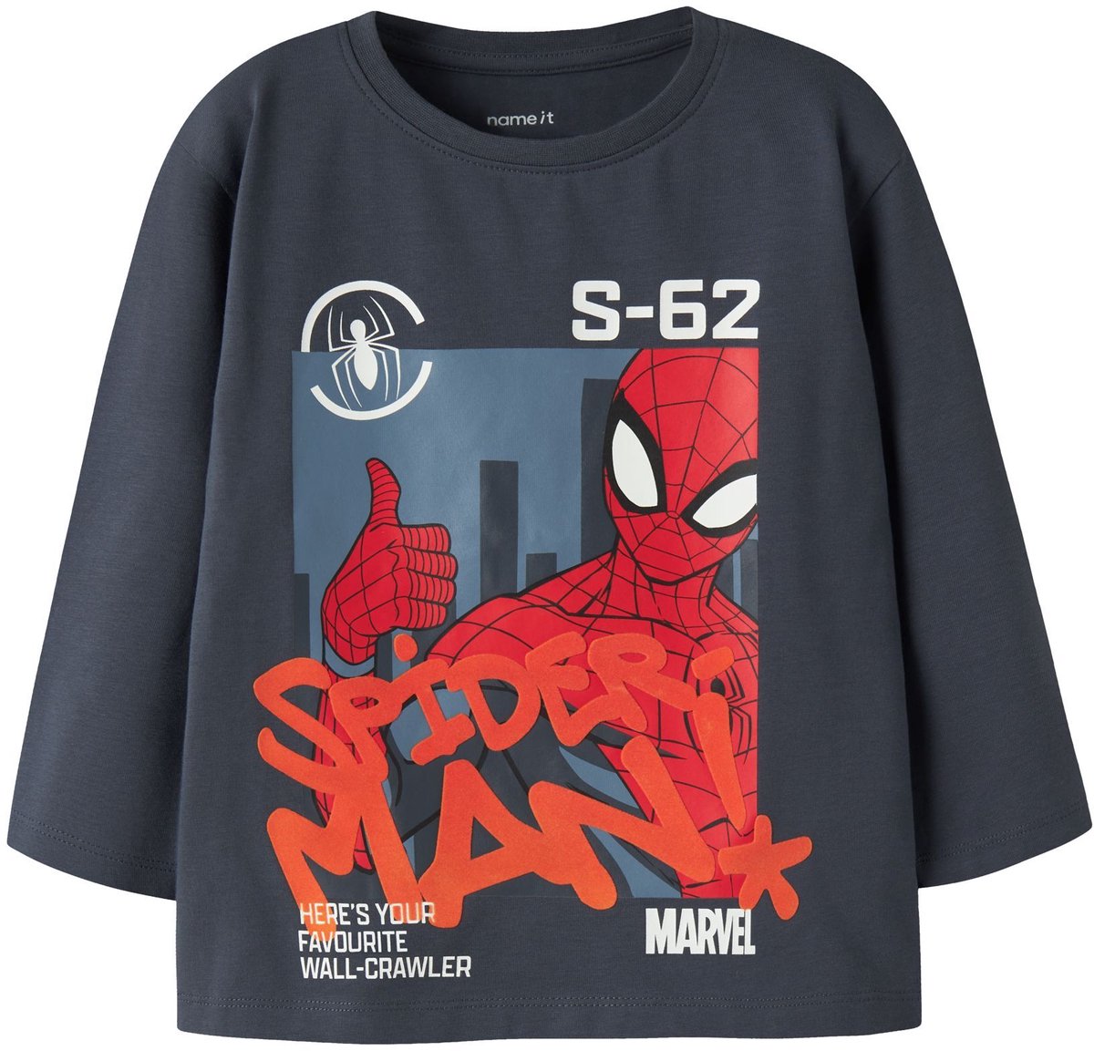 Name it Top met lange mouwen spiderman