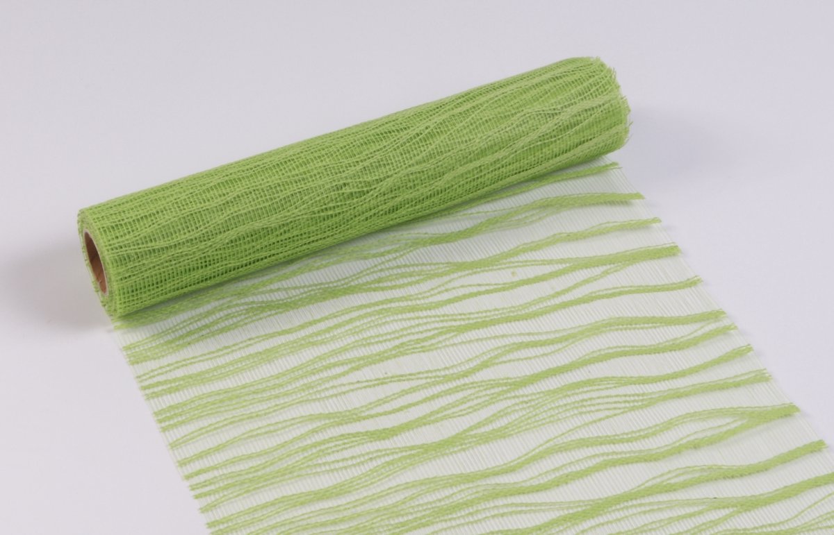 Wave Tafelband groen 26cmx20mtr (rolled)
