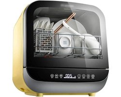 Compacte Vaatwasser - Mini Afwasmachine - Snel Afwassen - 3D Spray Technologie - 42.2 cm Hoog - Roze