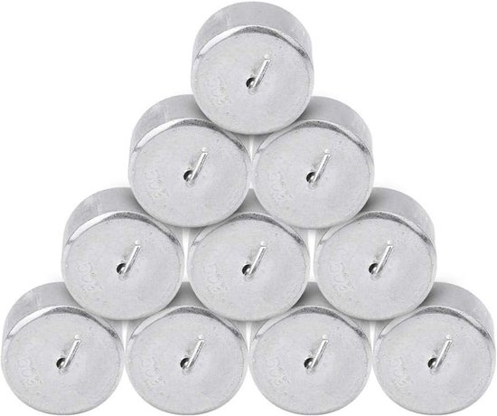 SnelShoppen - 10Pcs 50g Metal Weight met Haak en Ring, Lever Principle Presentatie Tools voor Fysische Experimenten, Ankle Weights voor Onderwijs — afbeelding 3
