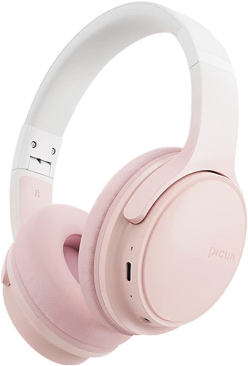 SnelShoppen - Draadloze Over-Ear Hoofdtelefoon, Vouwbaar Bluetooth Hoofdtelefoon, HD Stereo Geluid, Ingebouwde HD Microfoon, 30 Uur Luistertijd, Gesch