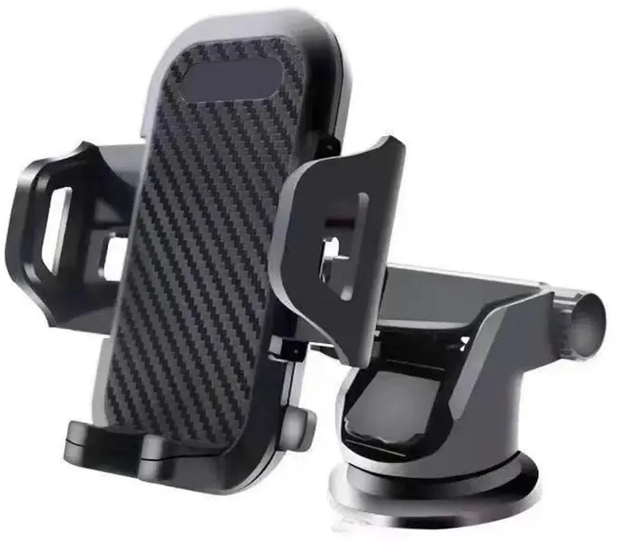 Autotelefoonhouder met 3-in-1 installatie (ventilatieopening en zuignap), universele autotelefoonhouder, smartphonehouder.