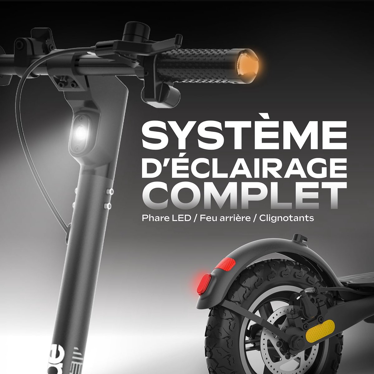 SnelShoppen - Elektrische Step UrbanGlide Ride 100 Evo 350 W, 25 km/u, 10 Inch, Bereik 25 km, Volwassenen, Schijfremmen, Perfect voor Stadsritten en V
