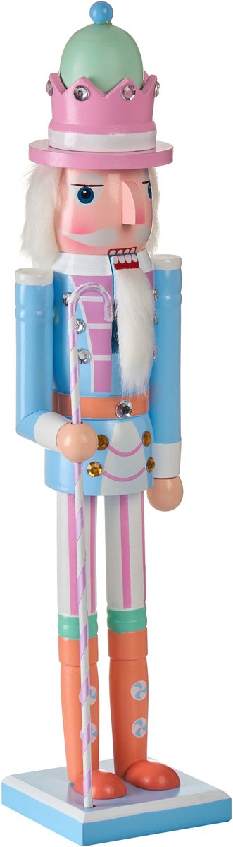 HARKAN - Decoratief figuur - Blauw - Dennenhout