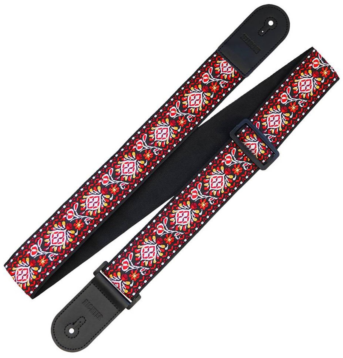 Richter Retro Dark Red Jacquard Gitaarband - 1772