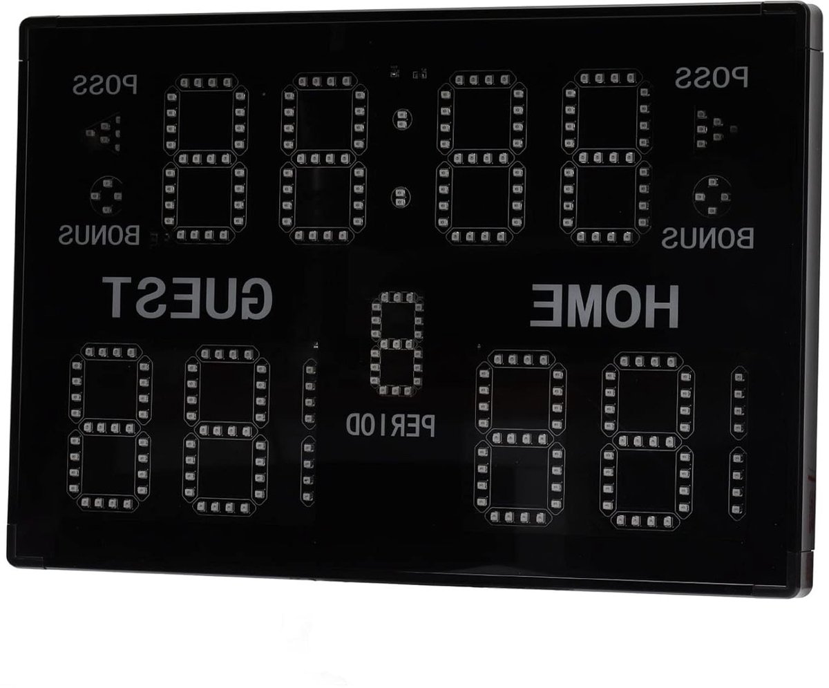Elektronisch Tafel Scorebord met Timer en Geluid voor Basketbal en Volleybal - 11 Digit Display, EU Plug