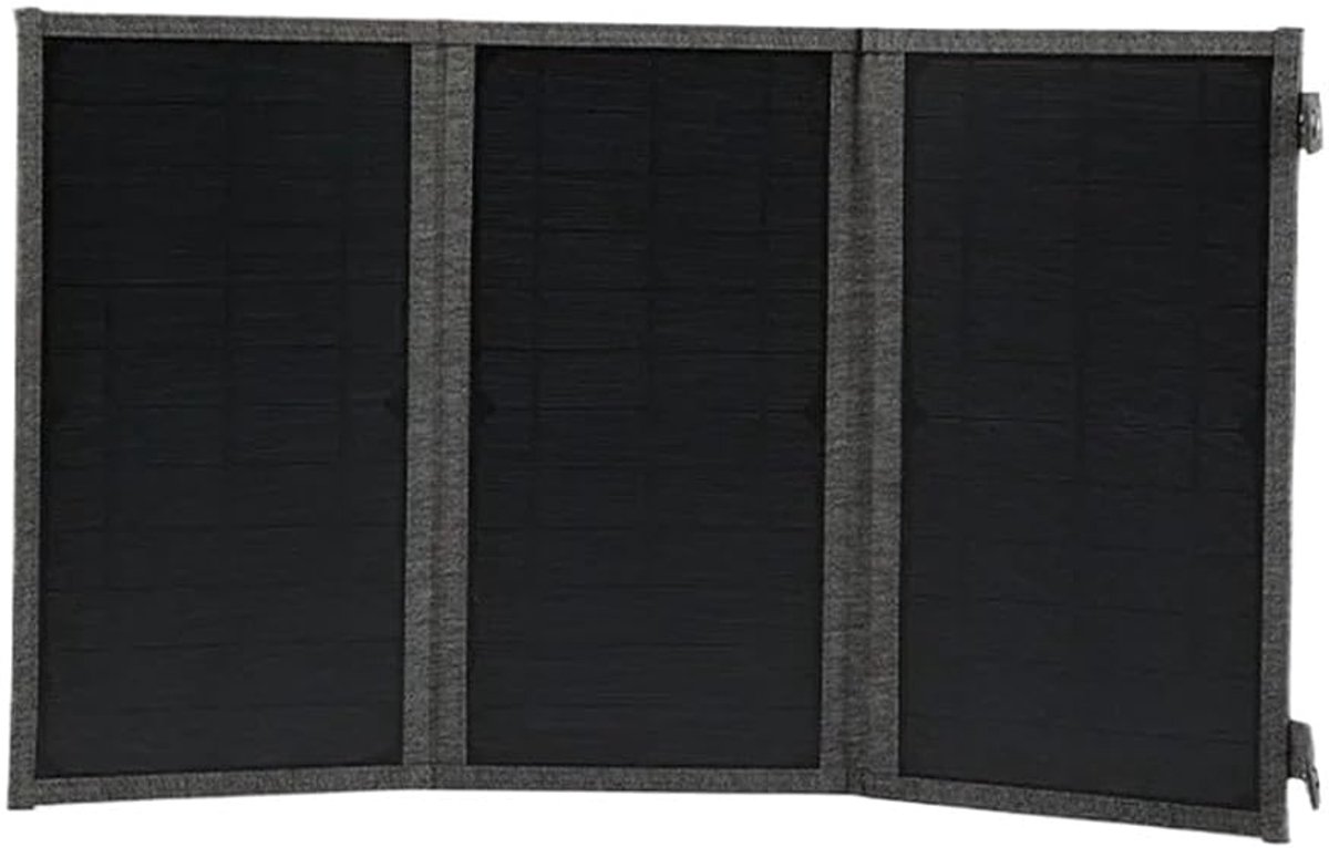 Zonnepaneel - Draagbare Oplader - Buiten Opladen - Opvouwbaar Ontwerp - 3 Panel - Grijs