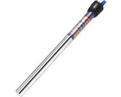 Aquarium Verwarmer - Vistank Heater - Tropische Vissen - Instelbare Temperatuur - 20-34 Graden - Zilver