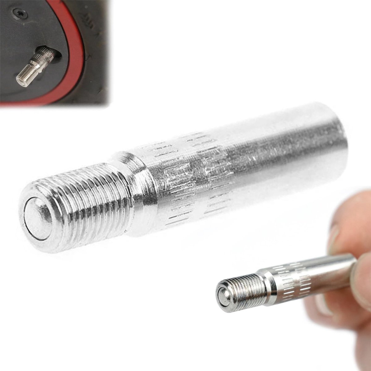 Dailygoods - Ventieladapter voor Scooter en Auto