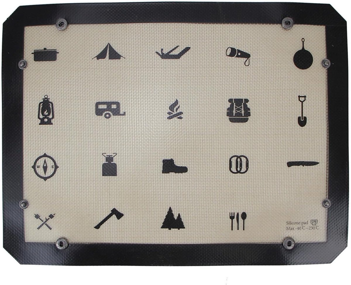 Siliconen bakmat Hittebestendig blad Bakken en koken Antiaanbak non-stick 30 x 40 cm Niet gespecificeerd