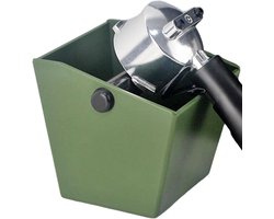Koffiedikbakje - Klopbox voor koffie - Koffiebereiding thuis - Robuust ABS materiaal - 125 cm - Bos Groen