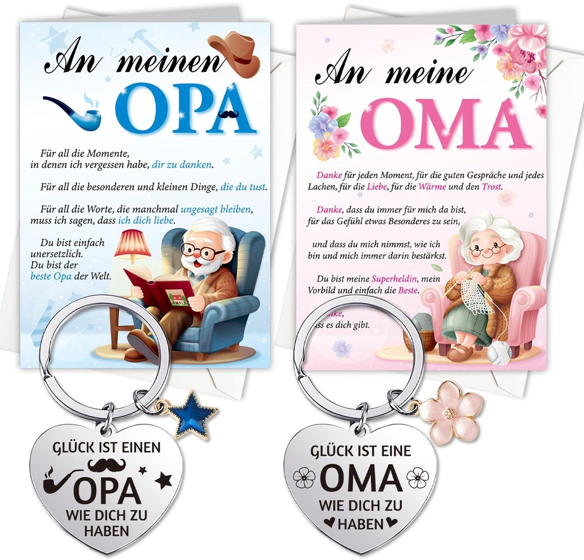 Dailygoods- Kaart voor Oma/Opa - Cadeau voor Oma/Opa - Verjaardag - Kerstmis - Beste Cadeau - Uniek Ontwerp - Wenskaart