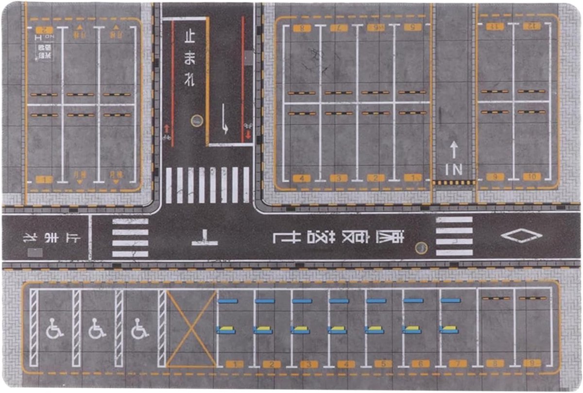Bureau Onderlegger - Desk Pad Mat - Werkplek Organiseren - 1:64 Parkeer Indeling - 60 x 40 cm - Niet gespecificeerd