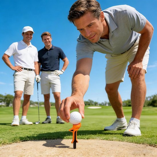 Golfbal Tees - Golf Tee Set - Golf Training - Gehoekte Kop - 10 stuks - Niet gespecificeerd — afbeelding 5