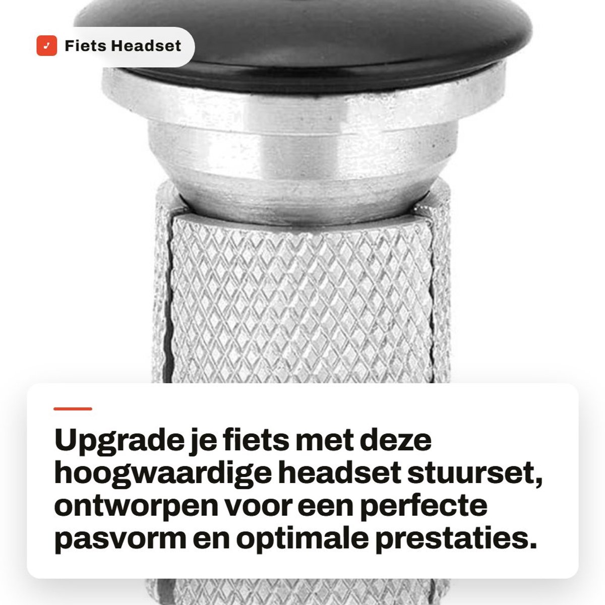 Dailygoods - Fiets Headset Stuurset - Aluminium Legering - Klem Fsa - Diameters 22,2-23,6 mm - Voor Fietsvork - Hoogwaardige Expander