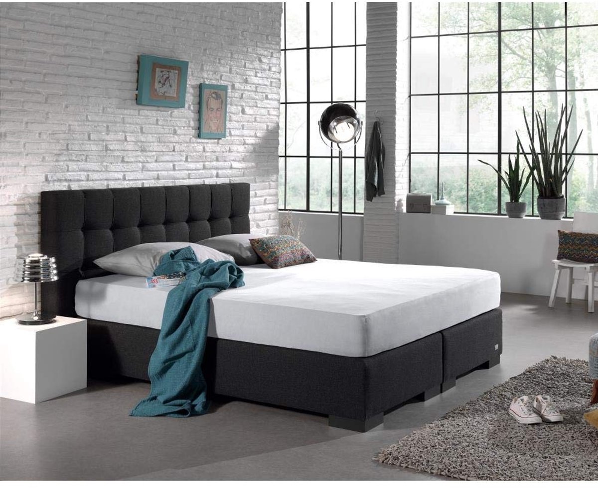 Dailygoods- Hoeslaken Zeer Hoge Kwaliteit - Dubbel Geweven Jersey - Ademend - Stretchbaar - Voor Matrassen tot 30cm - 160/180 x 200/220 cm - Matraslaken