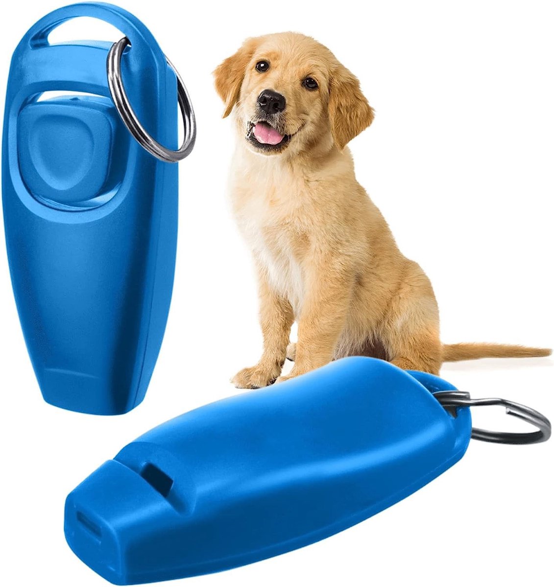 Dailygoods - Clicker met Fluit - 2 in 1 Hondentrainer
