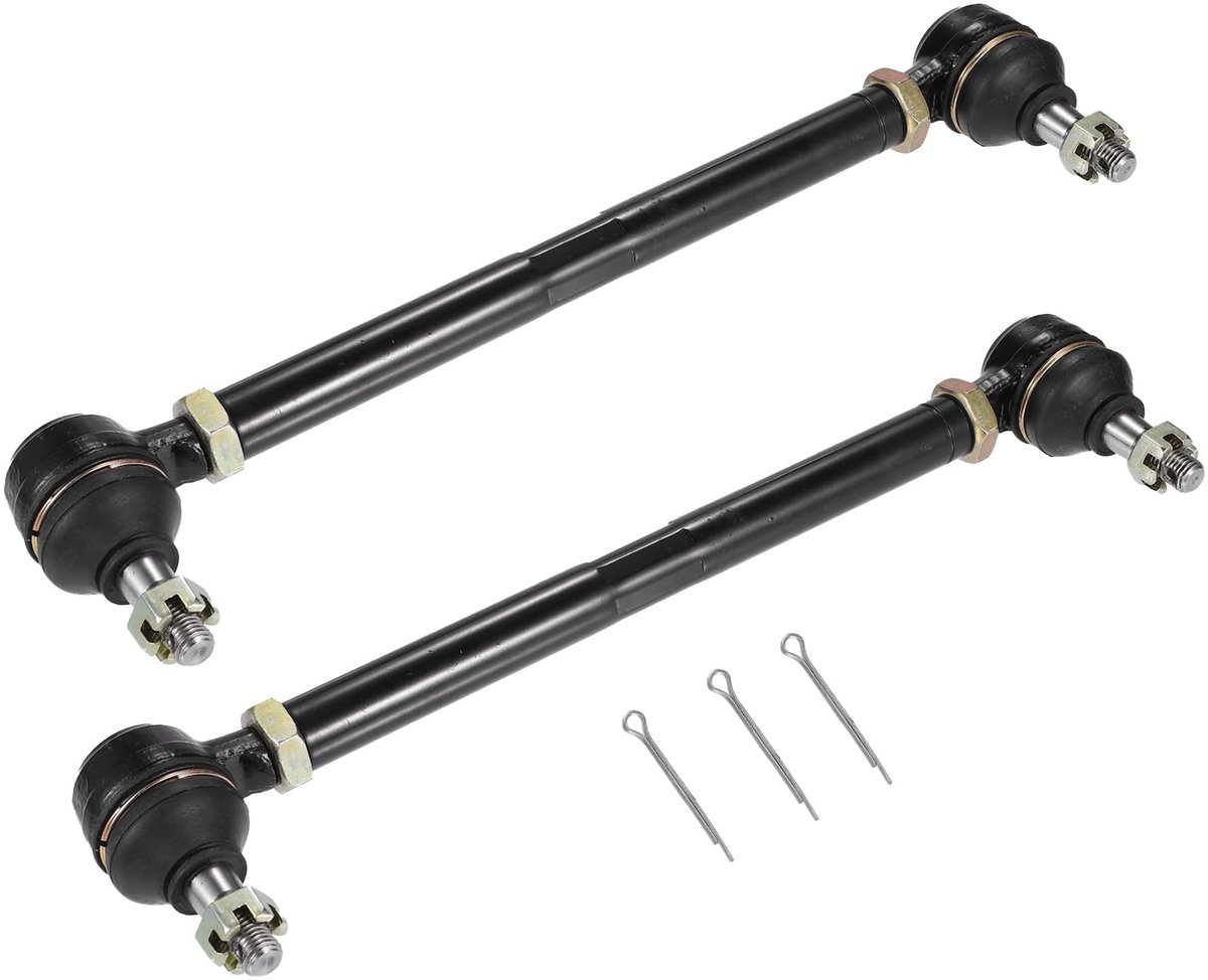 Dailygoods- Stang Eindverbinding Hoogwaardig Metaal - Voor EZGO TXT Golf - Zwart - Draagbaar - Krasbestendig - Eenvoudig te Installeren - Stuurverbinding