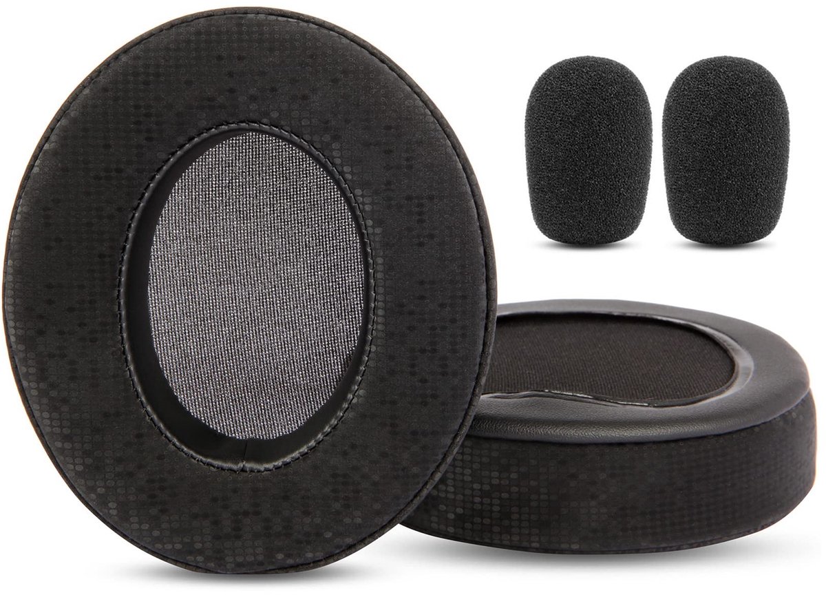 Dailygoods - E900 Earpads-YunYiYi-Upgrade Vervanging Oorkussens Kussen Compatibel met EKSA E900 E900 PRO Gaming Headset Oorbeschermers Covers (zwart)