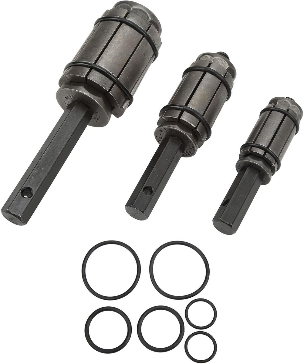 Uitlaatpijp Expander Set - Uitlaatgereedschap - Auto reparatie - Universele pasvorm - 3 Maten - Metaal