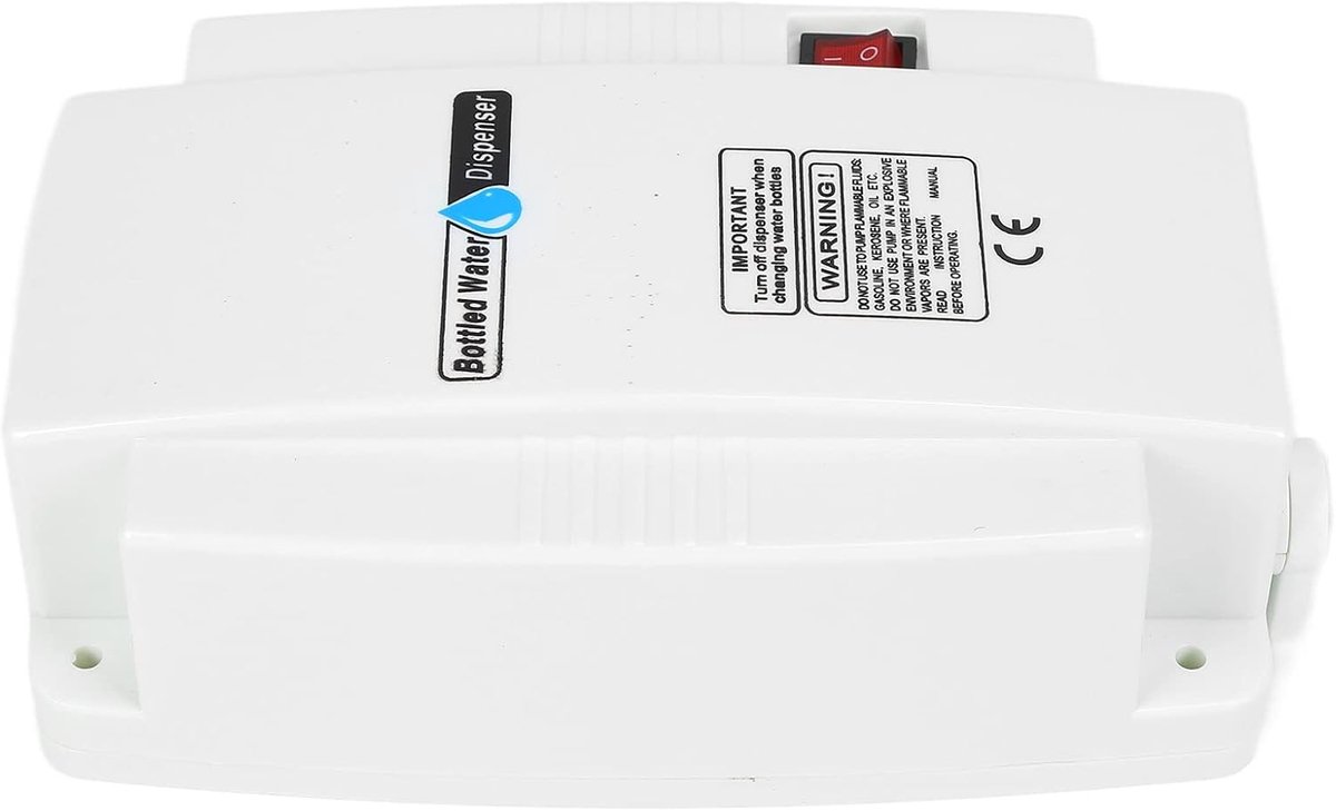Elektrische Waterpomp - Flessenwater Dispenser - Water Voor Koffie - Universele Afdichtingsdeksel - 40psi - Wit