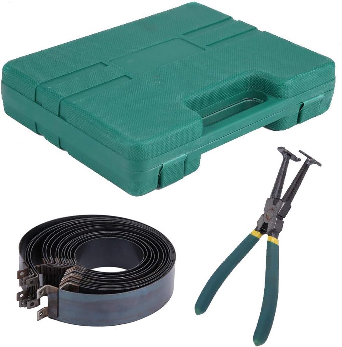 Zuigerveercompressor Set - Motor Gereedschap - Motor Reparatie - 14 Ringen Inclusief - 62-145 mm - Blauw