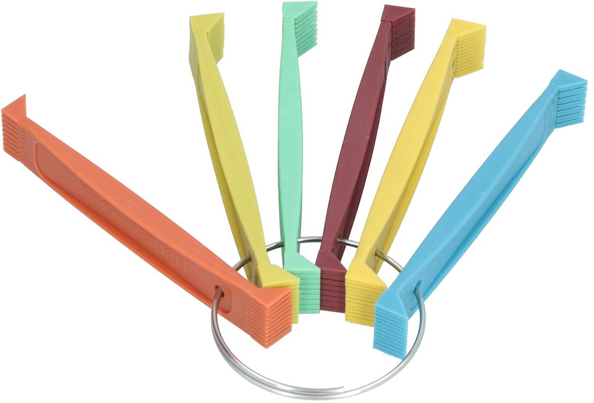 Dailygoods- Kam Set 6-delig - Lamellenkam - Vinkam - Slijtvast - Lichtgewicht - Praktisch voor Airconditioning