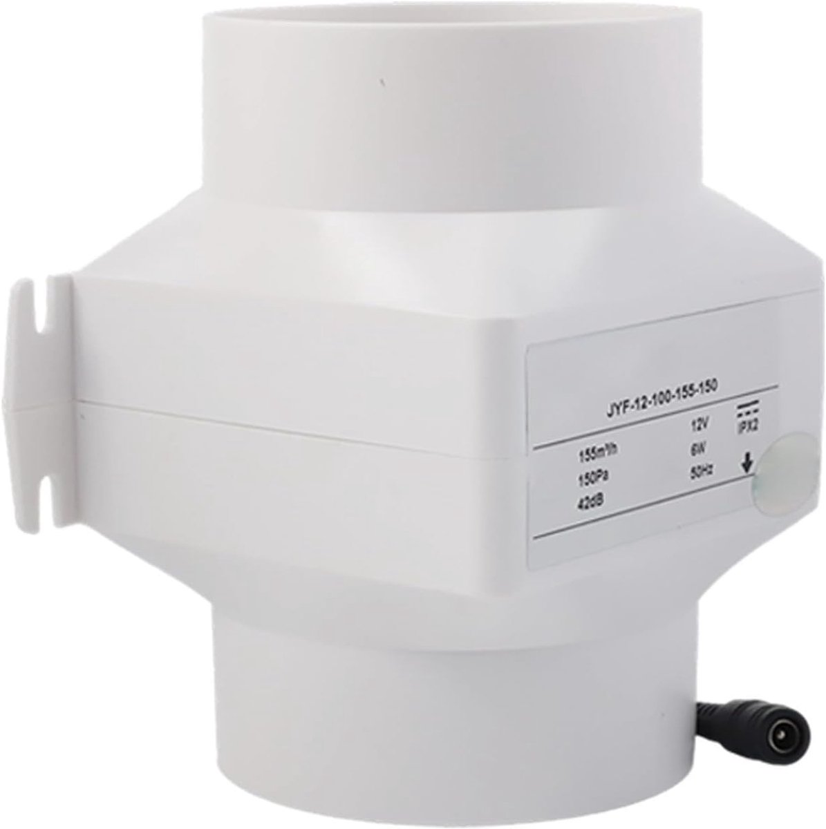 Buisventilator - Afzuiger - Luchtkwaliteit Verbeteren - Stille Werking 47 dB - 100 mm - Wi