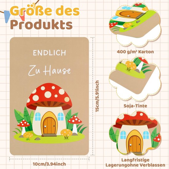 Mijlpaalkaarten Baby - Maandkaarten Baby - Groeimomenten Vastleggen - Dubbelzijdig Ontwerp - 50 Stuks - Multicolor — afbeelding 2