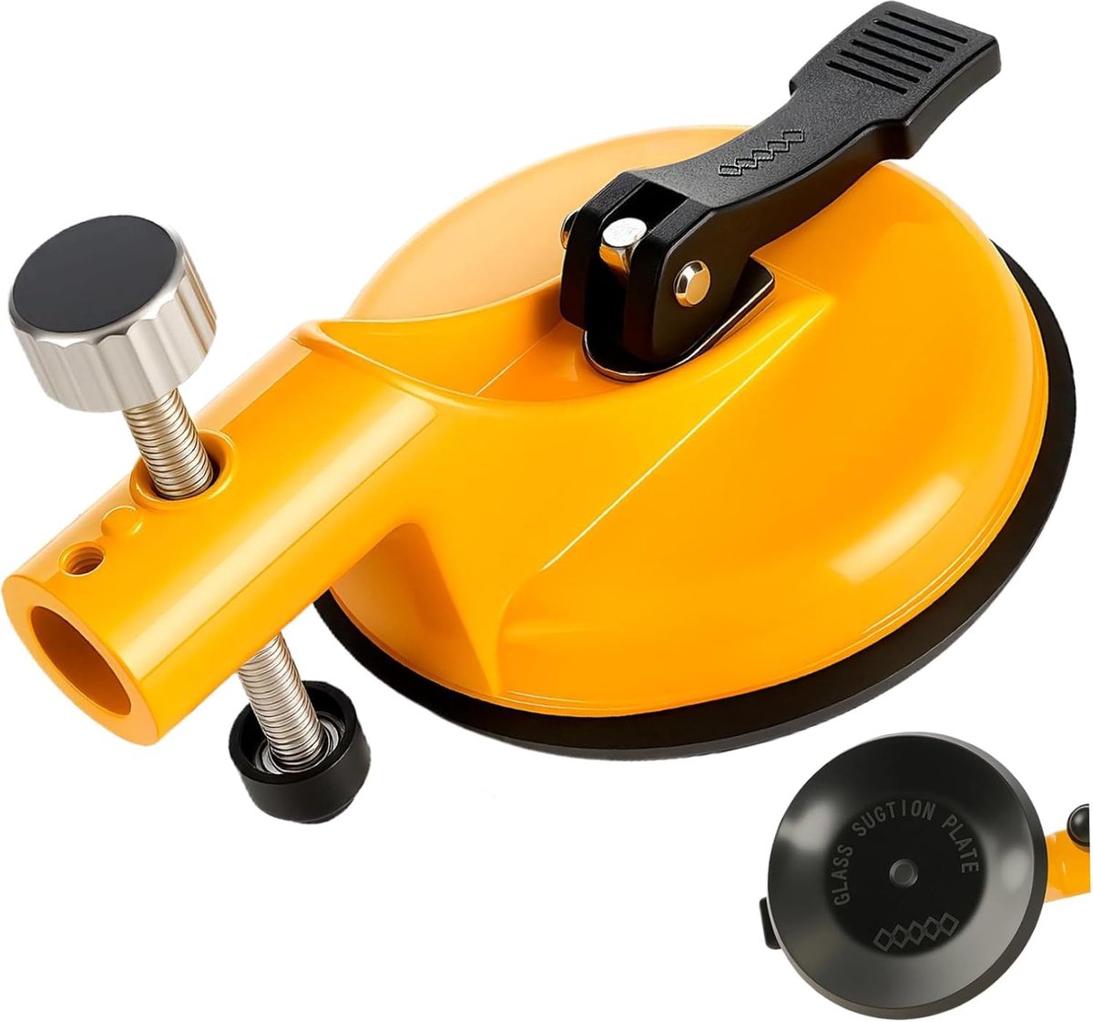Vloer Zuignap Tool - Platen Lifter - Stenen Plaatsen - Verstelbare Naad - 18 x 15 x 13 cm - Geel