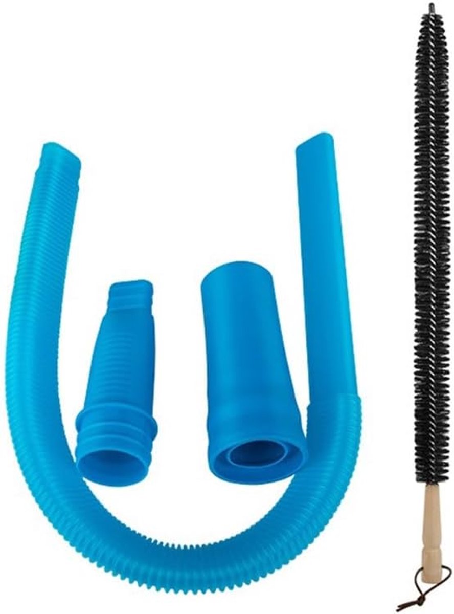 Droger Pluisborstel Ventilatie Reiniger Apparaten Onderhouden Extra Lange Flexibele Borstel 80 cm Slang Blauw