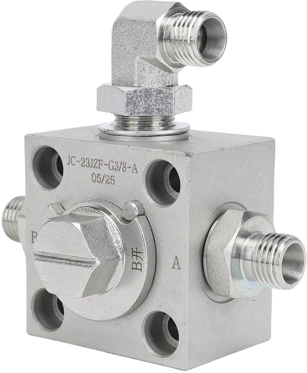 Dailygoods- Driewegklep Verbeterde veelzijdigheid - Hydraulische Accessoires - Snelle Verbindingen - Gemakkelijk te installeren - Geschikt voor kleine graafmachines - Verhoogt werkefficiëntie - Hydraulische Klep
