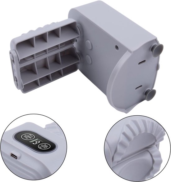 Elektrische Knoedel Machine - Dumpling Maker - Snel Hapjes Maken - 2 Maak Modi - 10.5x14x13 cm - Wit — afbeelding 3