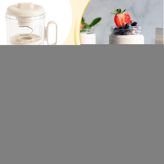 Yoghurttrainer - Keukenapparaat - Zelf Yoghurt Maken - Met Handvat - 18 cm - Wit — afbeelding 4