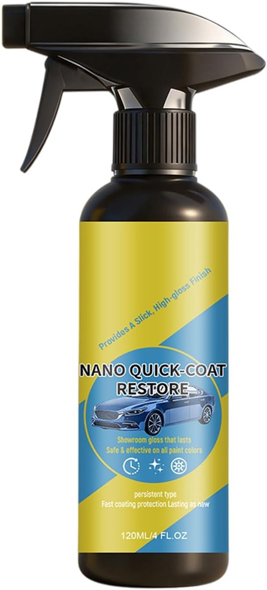 Nano Coating Spray - Glans Bescherming - Auto Onderhoud - 6 Maanden Waterdicht - 120 ml - Transparant