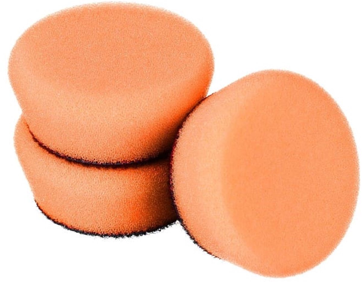 Detail Passion Therminator Medium Cut Polijstpads oranje 3 stuks 30mm