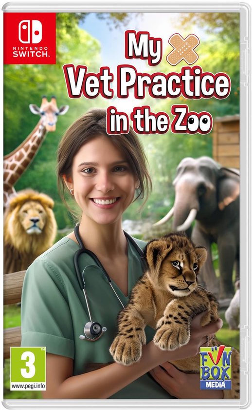 Nintendo Games Switch My Vet Practice In The Zoo Transparant PAL