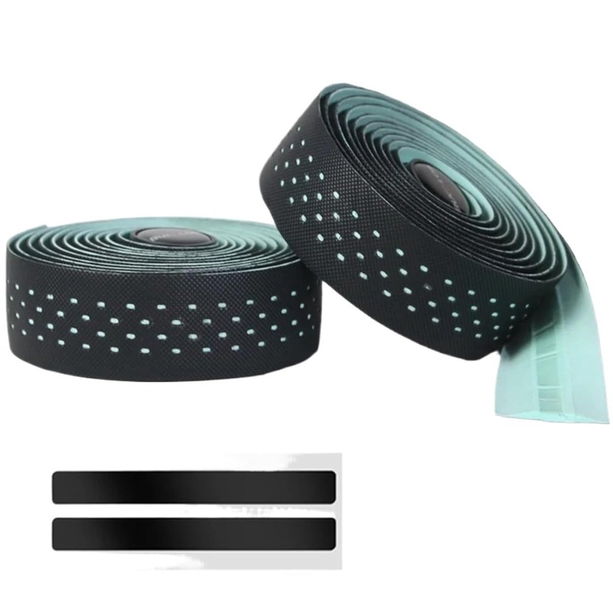 Stuurband Fiets - Gripband Racefiets - Comfortabel Fietsen - Schokabsorberend Materiaal - 30 mm Breedte - Lichtblauw