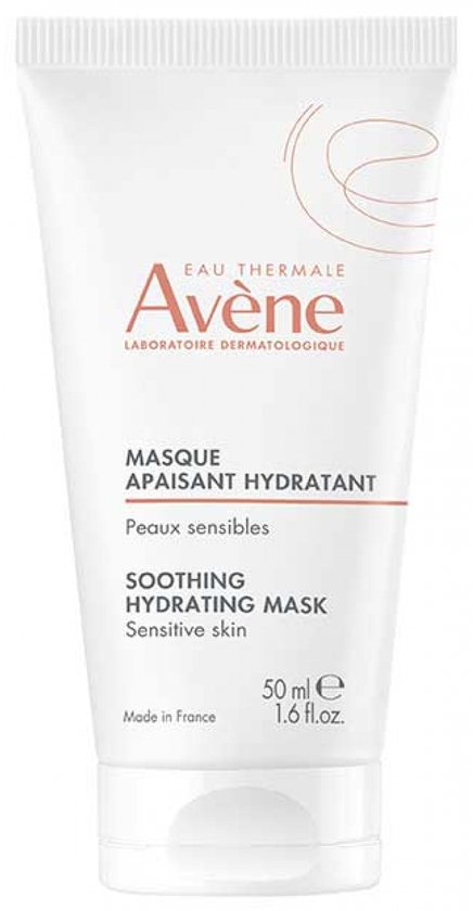Avène Soothing Hydrating Mask, 50 ml tube. Masque Apaisant Hydratant.