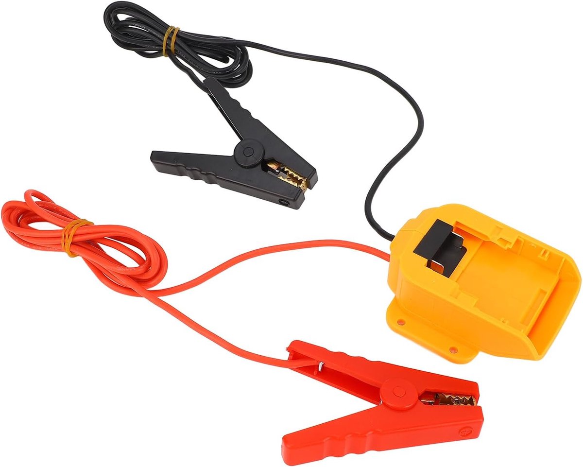 Accu Jumper Starter Adapter - Auto Startkabel - Noodsituaties Voertuig - Heavy Duty Design - Tot 3.5L - Zwart