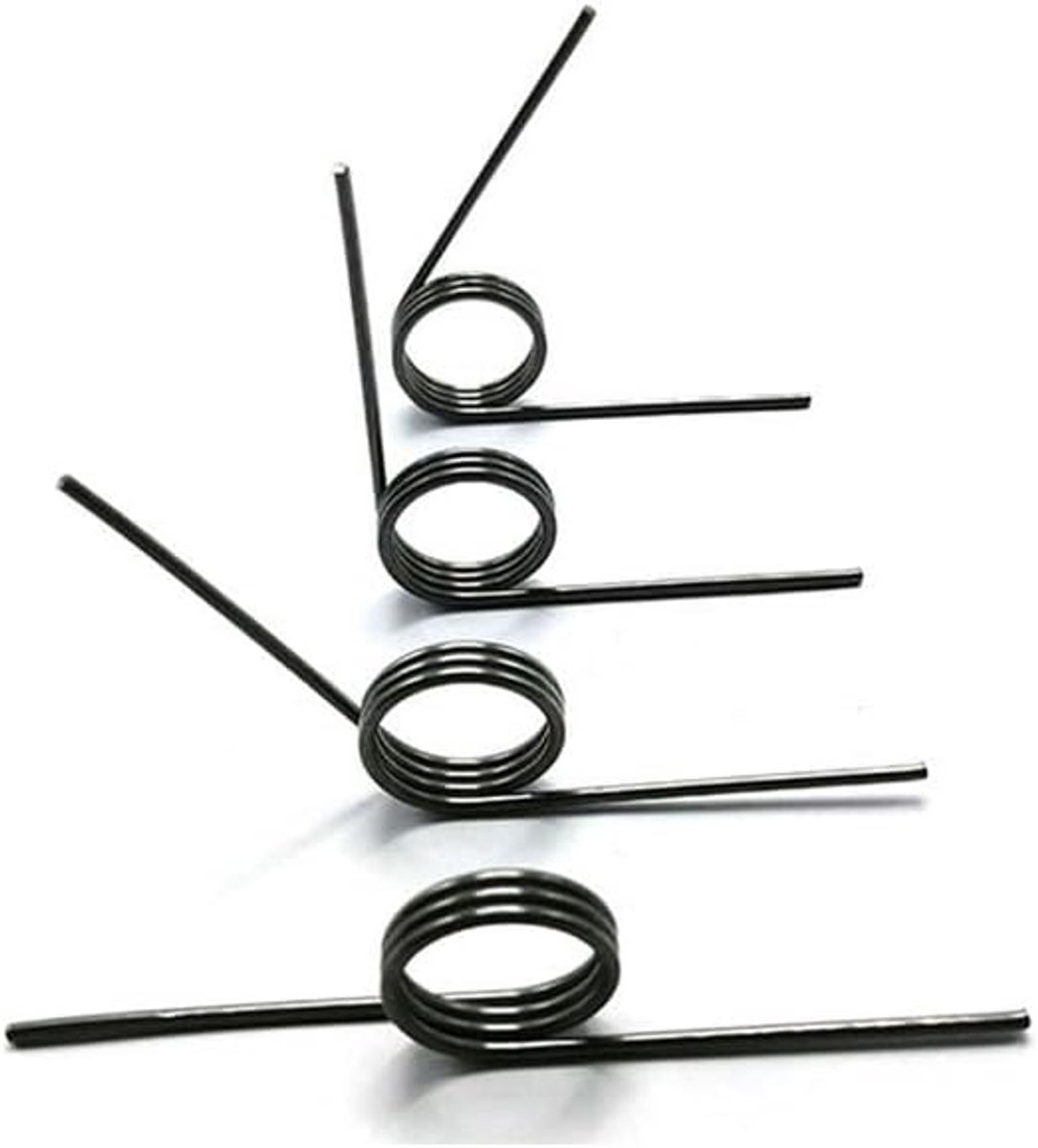 Torsieveer - V-vormige ring - Mechanische toepassingen - Fijne afwerking - 0.8mm draad - Staalkleur