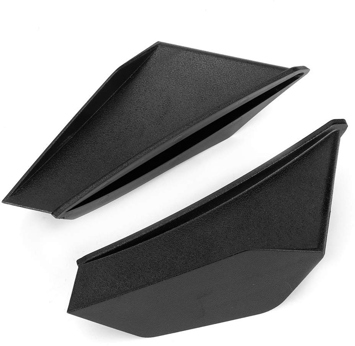 Dailygoods- Motorfiets Wing Professionele Fabricage - Aerodynamische Wing Kit - Universeel - Hoogwaardige Duurzaamheid - Geschikt voor Alle Motorfietsen - Zwart - Motorfietsaccessoire