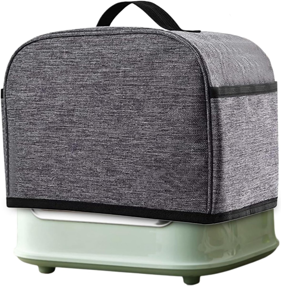 Broodroosterhoes - Keukenbeschermer - Apparaat Beschermen - Waterproof Oxford Stof - 28x16x20 cm - Grijs